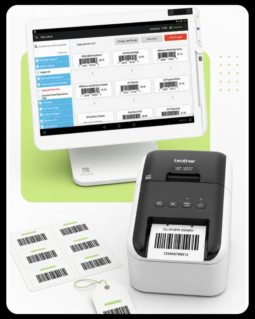 Clover appointment booking calendar on mobile