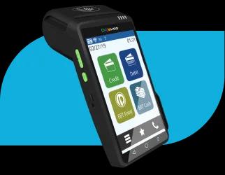 Dejavoo QD2 wireless Android payment terminal