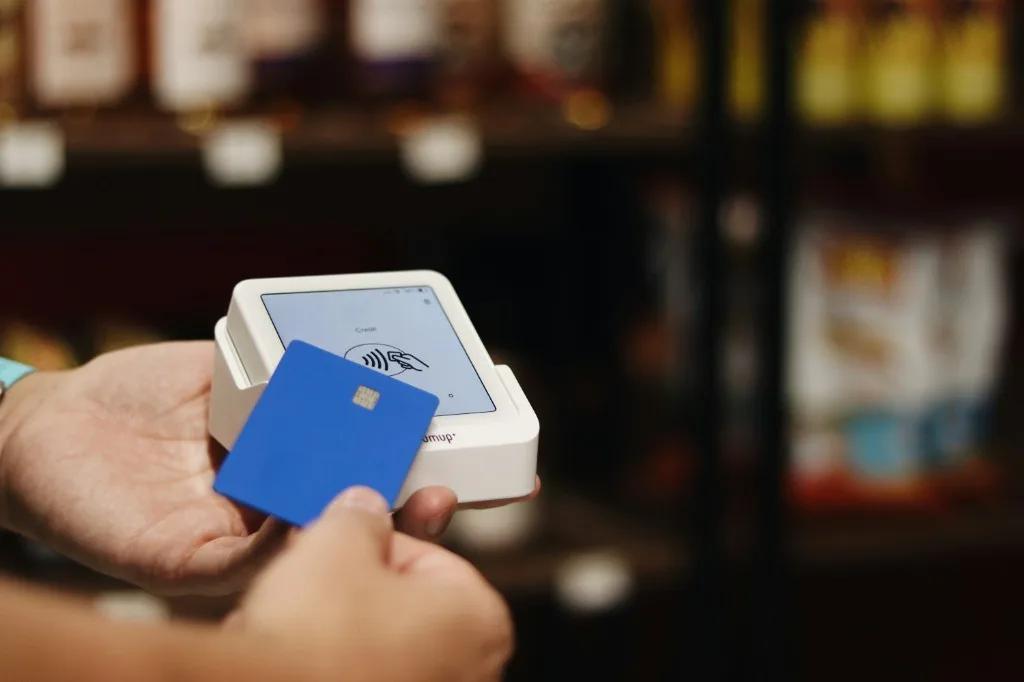Contactless payment at a grocery and convenience retail shelf