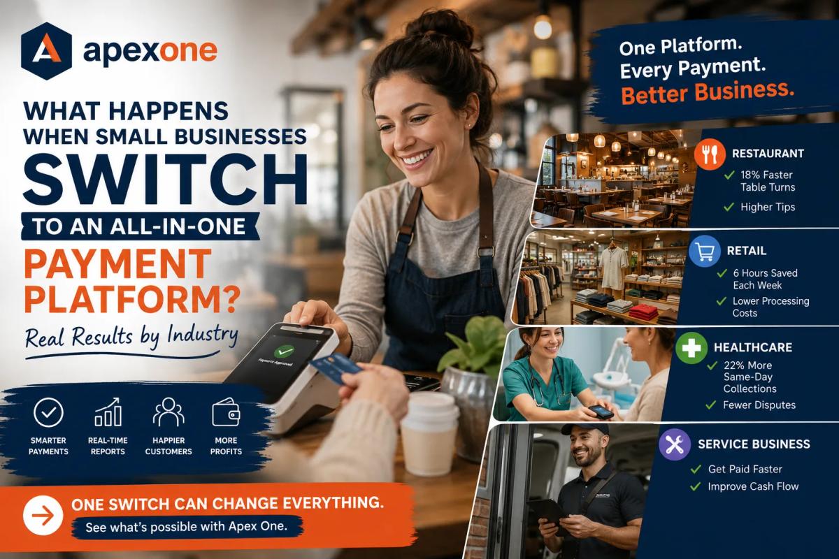 What Happens When Small Businesses Switch to an All-in-One Payment Platform? Real Results by Industry