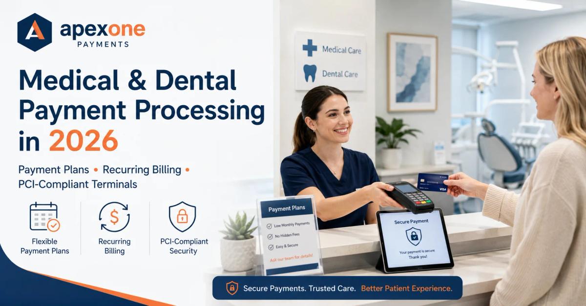 Medical & Dental Payment Processing in 2026 Payment Plans, Recurring Billing & PCI-Compliant Terminals
